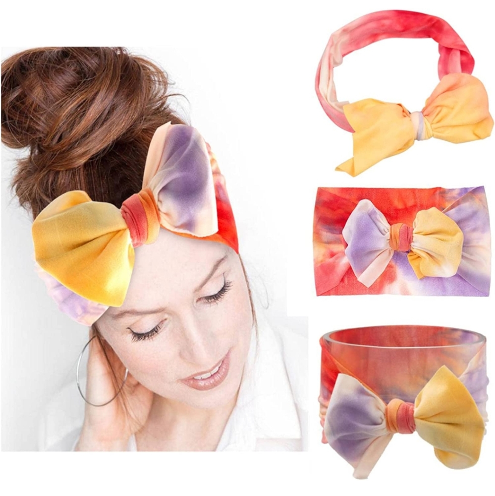 Rockabilly bow headband 🧡❤️💜